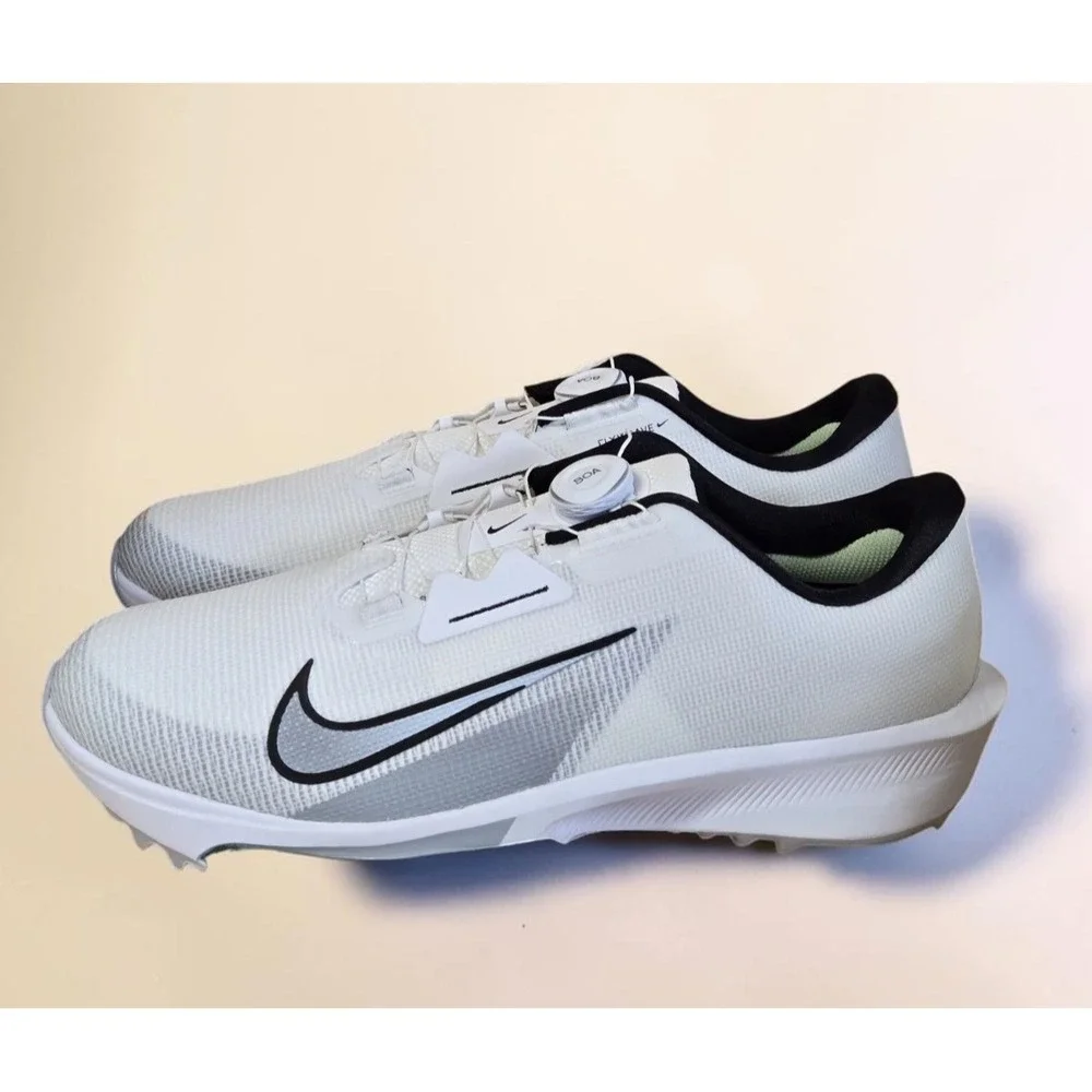 Nike Air Zoom Infinity Tour BOA 2 Wide Men's 10.5 White Green FN6730-100 New
